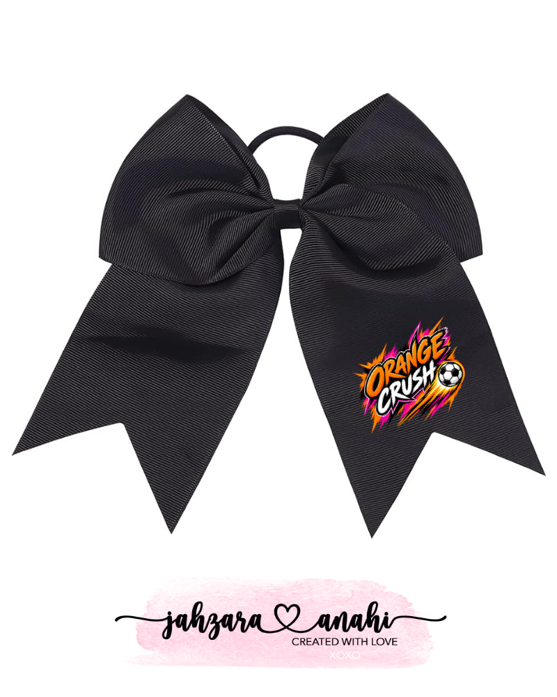 Orange Crush Team Bows