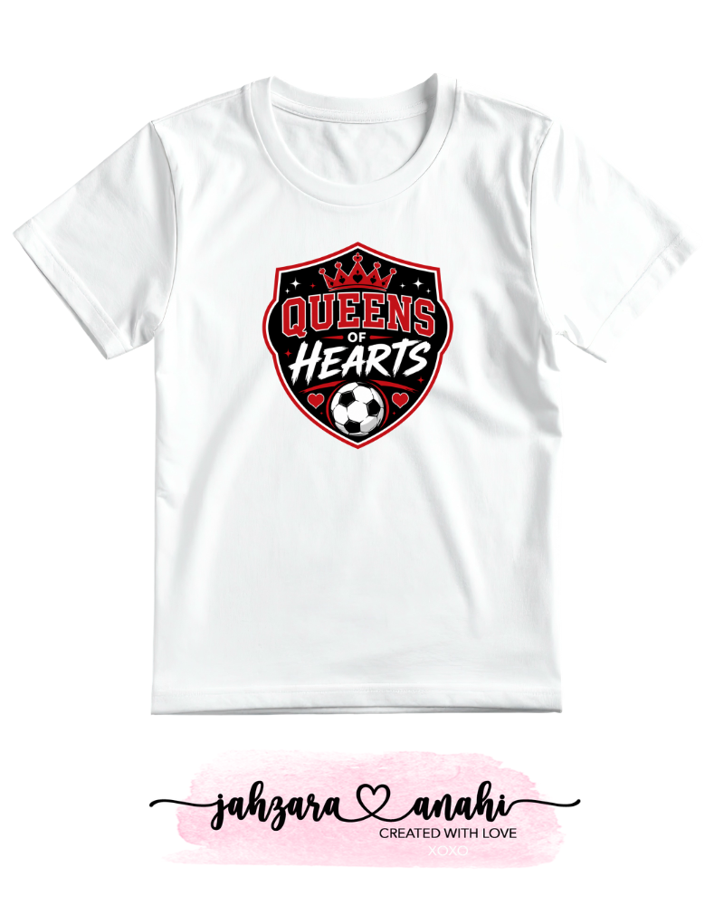 Queens of Hearts Team Swag Shirts