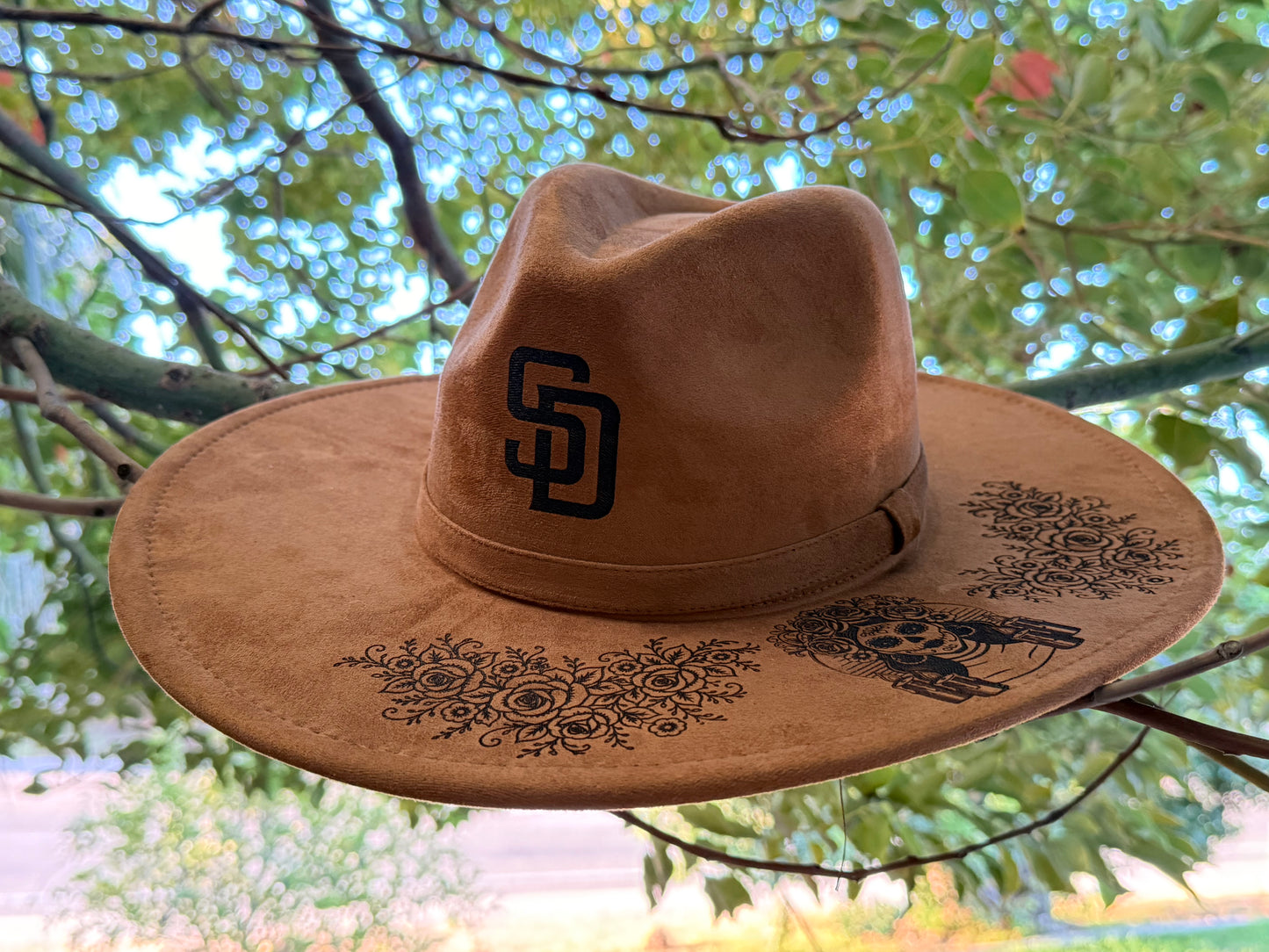 Padres Inspired Engraved Hat