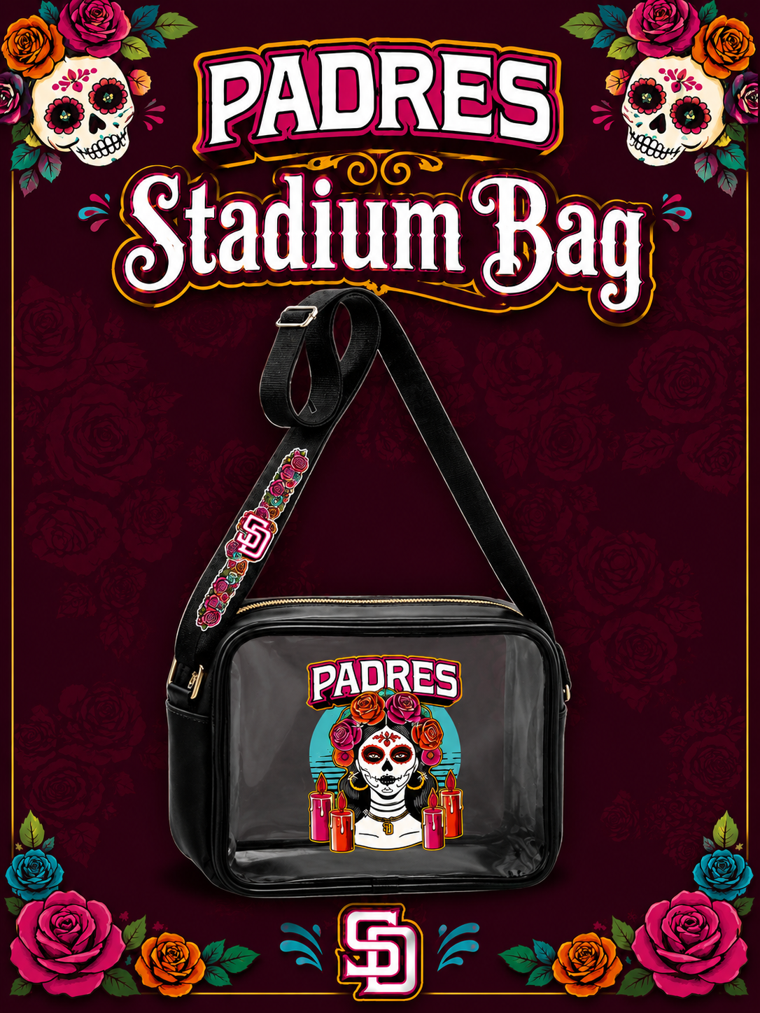 Padres Stadium Bag