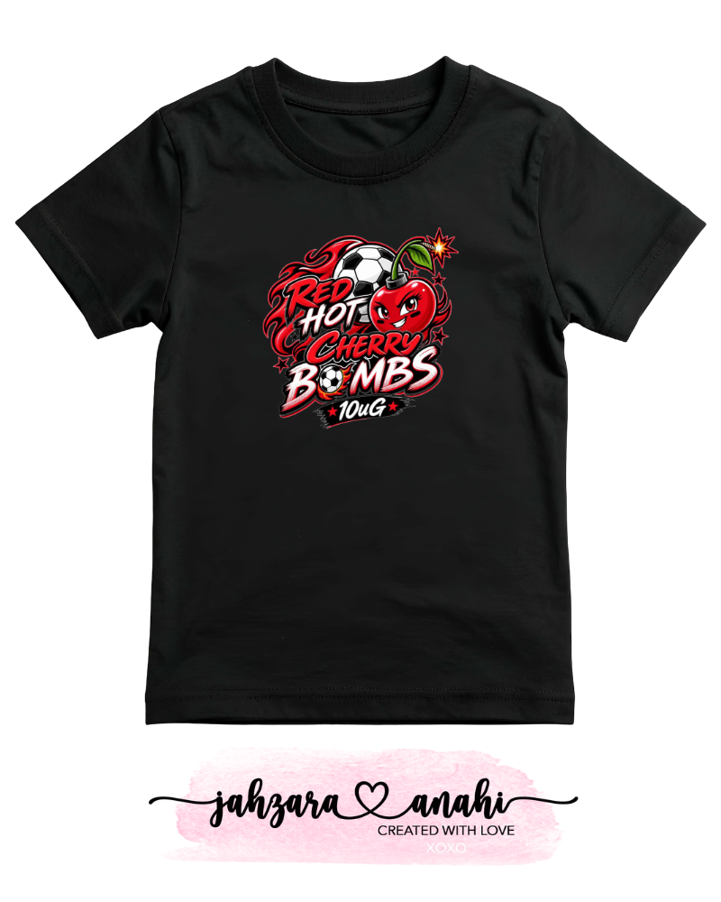 Red Hot Cherry Bombs Team Swag Shirts