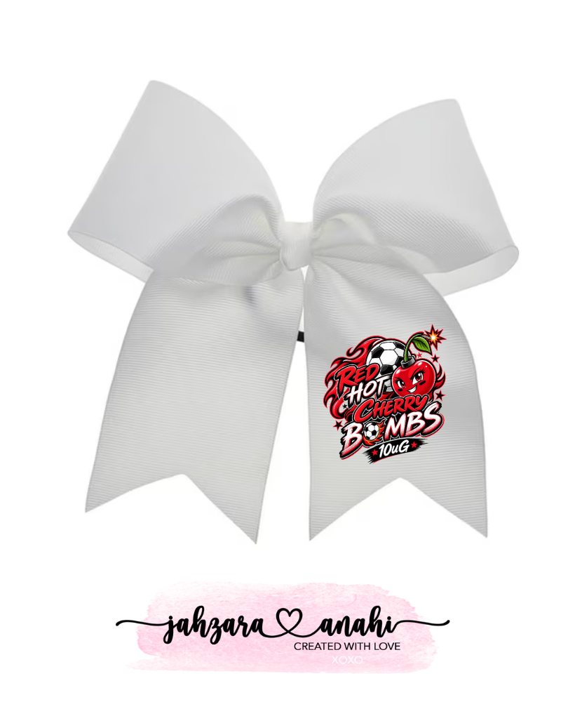 Red Hot Cherry Bombs Team Bows